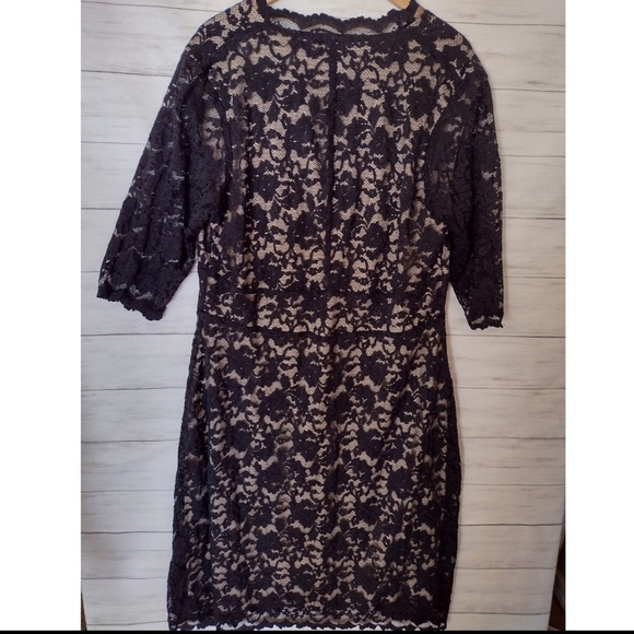 KIYONNA BLACK LACE CROCHET DRESS - Picture 4 of 6